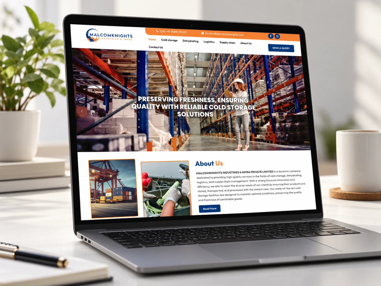 Malcom Knights — WordPress website design